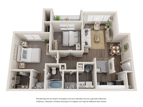 a floor plan of the villas at houston levee west apartments in cordova,